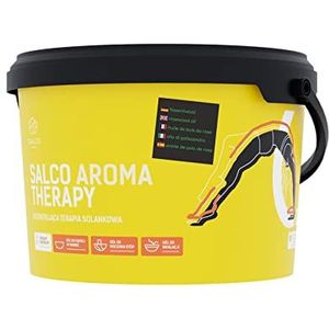 Salco Sport Therapy Aroma 1 x 3000g - Natuurlijk zout voor pekelbad - Ontspanningsbad - Voordelige verpakking (Spring rose)