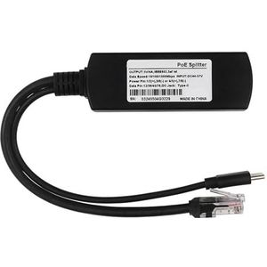 Paopaoldm PoE Splitters 10/100/1000 Mbps 5V4A TypeC Connectoren USB TypeC PoE Splitters Voor 5 USB TypeC PoE Splitters