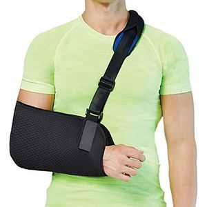 Fasola Universeel Armverband, Schouderimmobilisator met Een Nekkussen van Schuim voor Dames, Heren, Tieners, Verstelbare Armsteunband voor Gebroken Pols, Arm, Ontwrichte Schouder - M