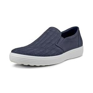 ECCO Men's Soft 7 Woven Slip On 2.0 Sneaker, Ombre Nubuck, 6-6.5
