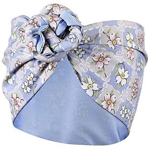 Hoofdbanden Voor Dames Bloemen afdrukken elastische bandana draad hoofdband geknoopte mode stropdas sjaal haarband hoofdtooi for vrouwen haaraccessoires Hoofdbanden (Size : CD1319-B)