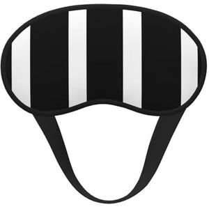 Strepen, zwart, wit, slaapmasker voor zijslaper, lichtblokkerende nachtmaskers om te slapen, oogmasker voor vrouwen en mannen, oogbedekking voor vrouwen, mannen, zachte comfortabele oogschaduw voor