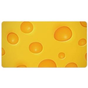Delicious Cheese Hole Mode Bureau Muismat Antislip Gaming Muismat Accessoires Decor 40X75cm