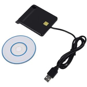 Pqahffowr USB smartcard lezer IC/ID bankkaart lezer hoge kwaliteit EMV kaartlezer voor 7 8 10 voor Linux OS USB- ISO 7816