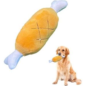 Hond piepend speelgoed - Vocal Fruit Squeaky Fruit Toys voor honden Bijtbestendig,Pet Treat Toy Wasbaar Puppy's van kleine rassen Kauwspeelgoed Katoen Schone tanden Massage Tandvlees Veel plezier Delr