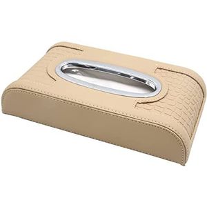 XYWHPGV Beige Faux Leather Tissue Box Cover Servet Papier Houder Case voor Car Home Office(07958 e96c3 c02e3 f0179 ba7a9 d3cd7
