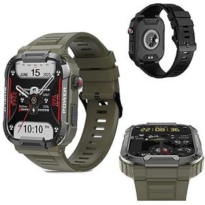 Gard Pro Ultra Smart Watch, Military Smart Watch, Gardpro Smart Watch with Blood Oxygen Heart Rate Sleep Monitor, 100+Sports Modes Fitness Tracker (Light Green)