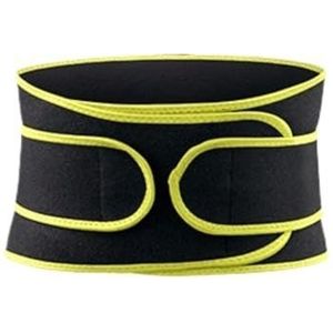 Buik-weg-gordel, Taille Trimmer Dames Taille Trainer Taille Zweetabsorberende Riem Fitness Buikriem Buik Trainers(Yellow,S)