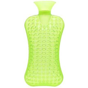 DieffematicRSD Warmwaterkruik Rubberen warmwaterkruikzak Warme handen Warme voet en werken als kussen Warme fles (Color : Green)
