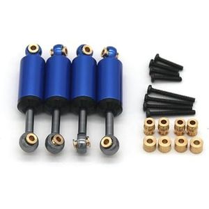 For FMS fcx24 1/24 Xiaoqi RC afstandsbediening auto metalen upgrade accessoires ingebouwde lente schokdemper 4 STUKS(Blue)