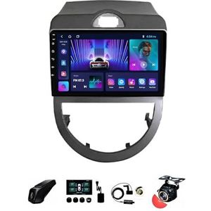 BOJONTN 22,9 cm (9 inch) Android 12 Autoradio 2 DIN voor Kia Soul 1 AM 2010-2013 met achteruitrijcamera stuurbediening Bluetooth GPS Navi CarPlay Wireless (grootte: S400 4+64G)