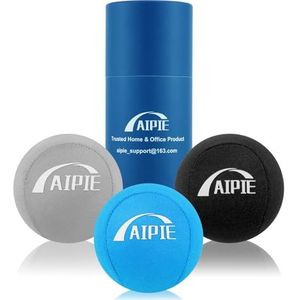 AIPIE Anti-Stress Ball 3 Weerstand Handgreep Massageballen (Pluizig - Medium-boerderij) Ø ca. 6 cm Handoefening voor Vingers Armen Manchetten Gel Ballen Zacht en Hard Speelgoed