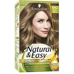 Schwarzkopf Permanente haarkleur Natural and Easy, 542 asblond, natuurlijk blond