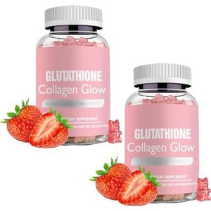 2024 New Glutathione Collagen Glow Gummies, Glutathione Collagen Glow, Glutathione Collagen Gummies (2PCS)