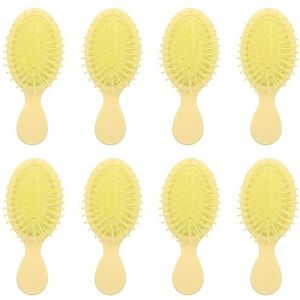 8 Pack Mini Nathaar Borstels, WINCUR Kleine Ontwarrende Ontwarrende Haribrushes voor nat en droog haar met gemakkelijke knopen zonder tranen of breuk, Perfect voor bruidsmeisje geschenken en