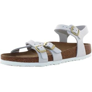 BIRKENSTOCK KUMBA 1029417 Antik-Weiss Weisse Damen Sandalen Schnallen Leder 37