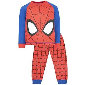 Marvel - Spiderman - Pyjama - Rood - Lange Mouwen - 100% Katoen