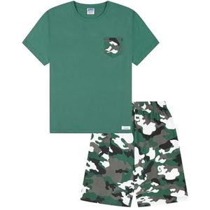 Korte Pyjama Set - Camouflage - Jongens - 100% Katoen