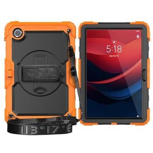 Tablet PC-hoes Compatibel met Lenovo Tab M11 TB-330FU/Lenovo Xiaoxin Pad 2024 TB-331FC Heavy Duty schokbestendige TPU-hoes, beschermhoes W schermbeschermer 380 draaibare standaard + handriem + schoude