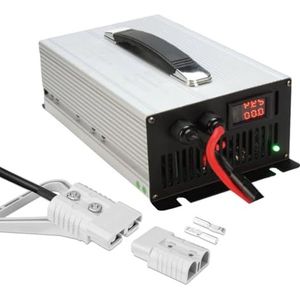 HYDTGZ Heftruckacculader 36V 30A Smart Heftruckladers Druppellader Met Anderson Stekker Voor Heftrucks, Palletwagens en Schrobmachines,A,350A