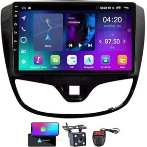 9 Inch Touchscreen Dubbel DIN Autoradio Compatibel met Opel Karl Vinfast Fadil 2017-2020 met Carplay/Android Auto FM RDS DAB+ Autoradio Draadloze Carplay Android Auto Bluetooth DSP(NF-2)