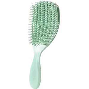 Haarborstel Octopus Haarborstel Roze Massage Ontklitterborstel for krullend haar Dik haarverzorging Kammen Haarborstel Styling Tools(Green-L)