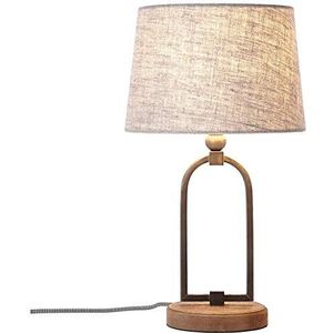 BRILLIANT lamp Sora tafellamp 25cm beige | 1x A60, E27, 40W, gf normale lampen niet gespecificeerd Met snoerschakelaar | Structuur in de textiele tint