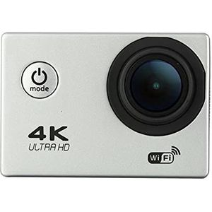 Actiecamera's Ultra HD 4K WIFI Action Camera, F60 / F60R 108 0p HD 16MP, Helmcamera's for motorfietsen, 30 meter waterdichte sporten DV Camera Waterdichte en duurzame behuizing (Size : No Memory Card