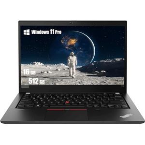 Lenovo Thinkpad T14 (Gen 1) Professionele laptop FHD 14 inch, i5-10310U 16 GB DDR4, 512 GB NVMe SSD, webcam, Windows 11 Pro (gereviseerd)