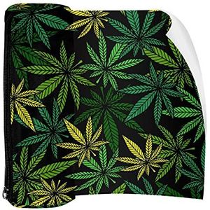 Potlood Case Marihuana Leaf Cannabis Plant Pouch Bag Pen Rits Tas voor Kantoorartikelen Reizen School Student Supplies
