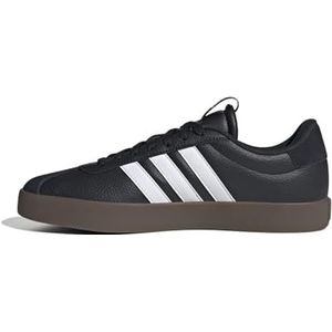 adidas Heren VL Court 3.0 Sneaker, Zwart/Wit/Gum, 13