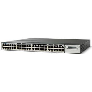 Cisco WS-C3750X-48T-E Catalyst 3750-X Series (48-poort, 160Gbps, 256MB RAM, USB)