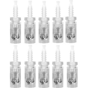 Solomi Naaldpatroon Microneedling naalden voor auto elektrische microneedling dispenser pen, naalden cartridges vervanging naalden, 10 stuks (grootte: 36 PIN)