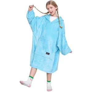 Catalonia Classy Oversized sherpa hoodie-deken, groot sweatshirt met capuchon voor vrouwen, zachte, gezellige warme draagbare dekens met capuchon en voorvak voor volwassenen, tieners, meisjes en