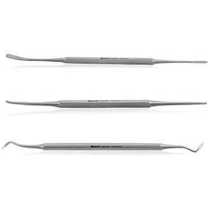 Ingegroeide Teennagel Behandelen Set Vijlen van Blizzard - 3 Delige Set Dubbel-Uiteinde Pedicure Gereedschap met Black´s Vijl, Nagelreiniger en Nagellifter - Eersteklas Roestvast Staal