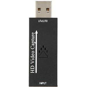 USB2.0 HDMI Video Capture Card, 1-weg High Definition Video Capture Card Live Broadcast Recording Box Ondersteuning voor OBS