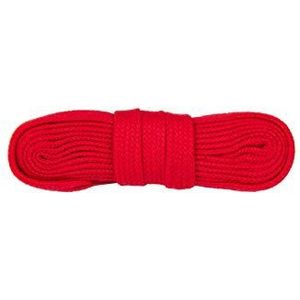 Platte Schoenveters, Sterk en Vlamvertragend Met Katoenen Touch and Feel, Gemaakt in Europa van Duurzame Modacryl-Katoenvezels, WorkerWalker STR-veters PRO, 1 Paar - (31 - Rood / 90 cm - 35 inch)
