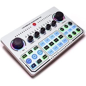 geluidsconsole, X50 Professionele opnamestudio-geluidskaarten Livestream USB-geluidskaart Live-uitzending Audiomixerinterface for levende games