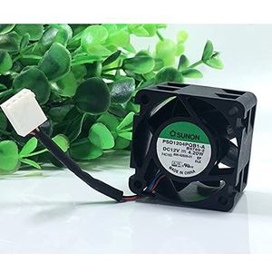 Original PSD1204PQB1-A DC12V 4.2W 40 * 40 * 28mm 4-wire axial fan