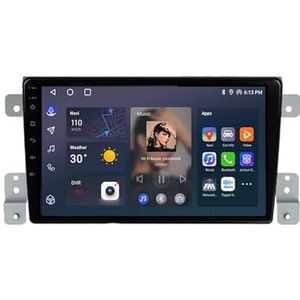 Android 12 2 DIN Autoradio Stereo 9 inch Screen voor Suzuki Grand Vitara 3 2005-2015 GPS Navigatiesysteem FM AM RDS DAB+ Radio Carplay Android Auto Qualcomm BT 5.1 Dolby DTS(4 Core 1G+16G)