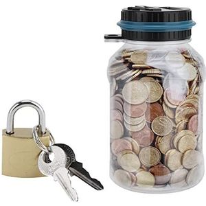 1,8 l digitale spaarpot, digitale elektronische geldpot met lcd-display voor teller, spaarpot van euro, muntenteller box, beste cadeau voor volwassenen, Adolesc