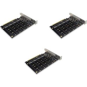 Goufride 3X PH44 NVME 4-Disk Array Card PCIE Signaal Split Array-kaart