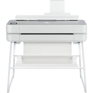 HP DesignJet Studio Steel Grootformaat Plotter Printer 24in tot A1, Mobiel Printen, Wi-Fi, Gigabit Ethernet, Hi-Speed USB 2.0, 1 jaar garantie (5HB12C)