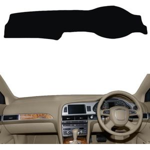 Antislipmat Dashboard Cover Pad Interieur, voor Audi A6 C6 III 2005-2011, Dashboard Cover, Dash Cover Mat, Zwarte Dash Mat Dashboard Cover