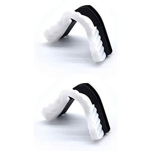 HKUCO 2 pairs of White Replacement Silicone Nose Pads For Oakley M Frame Series Earsocks