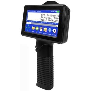 12,7 Mm T-shirts Draagbare Printer QR Bar Batchcode Datumnummer Logo Vervaldatum P18 Handheld Inkjetprinter Label Kantoor Afdrukken in meerdere formaten(With 2 ink)