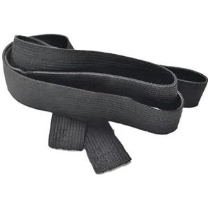 5Yards elastische band naaien kleding broek stretch riem kledingstuk DIY stof tailleband accessoires wit zwart 3,0 mm-50 mm-20 mm zwart