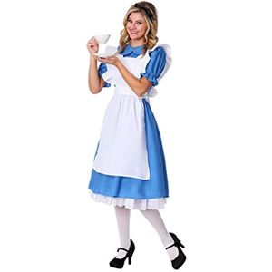 WEITING Alice In Wonderland Party Cosplay Kostuum Anime Meid Uniform Sweet Lolita Jurk Halloween Kostuums Voor Vrouwen - Blauw, M