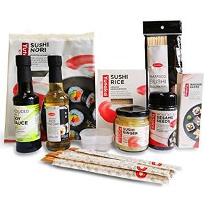 Premium Pack Sushi Kit Sushi Maken Kit Set Sushi Ingrediënten DIY Sushi - 10 Stuks DIY Complete Sushi Set
