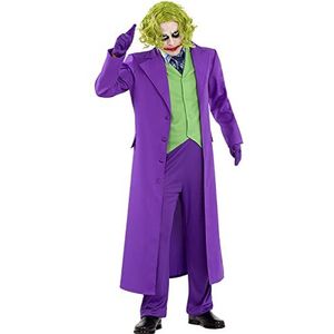 Funidelia | Joker kostuum - The Dark Knight voor mannen Kostuum voor Volwassenen, Accessoire verkleedkleding en rekwisieten voor Halloween, carnaval & feesten - Maat S - Paars